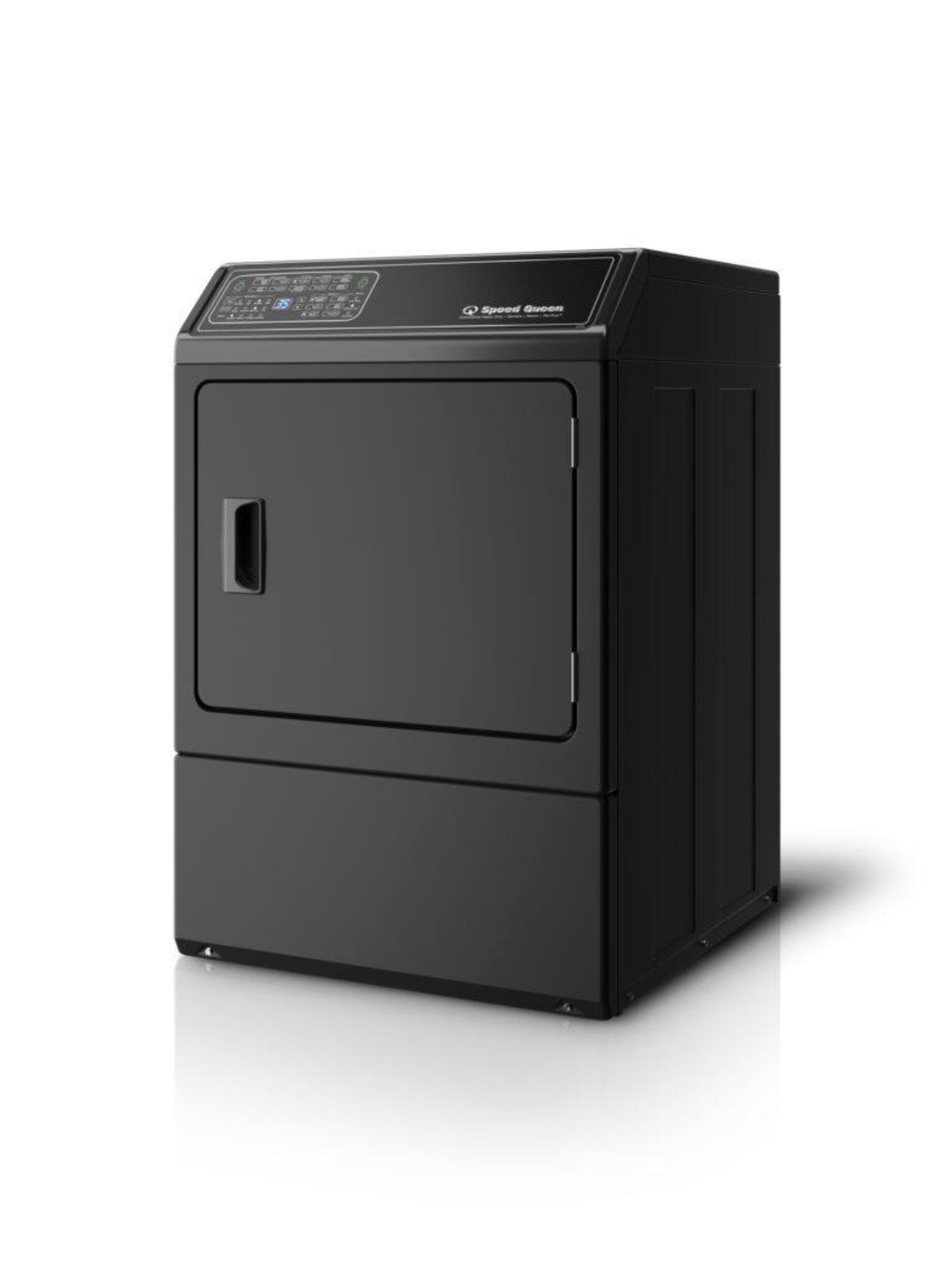 SPEED QUEEN DF7004BG DF7 Sanitizing Gas Dryer with Front Control Pet Plus Steam Over-Dry Protection Technology ENERGY STAR Black - DF7004BG