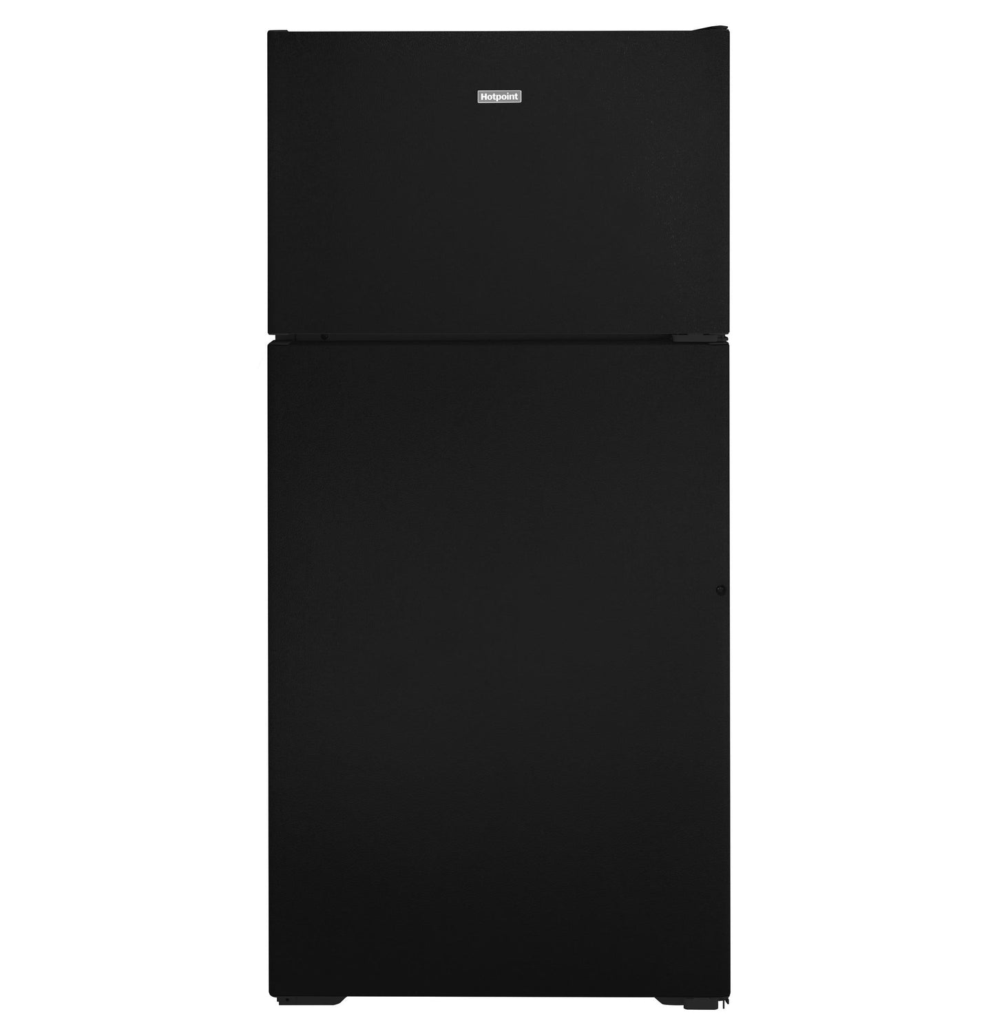 HOTPOINT Hotpoint 15.6 Cu. Ft. Recessed Handle Top-Freezer Refrigerator Black - HPS16BTNRBB