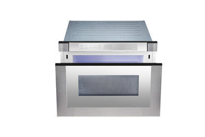 XO APPLIANCE XOMWD24SM 24" Built-In Microwave Drawer - Silver Mirror Finish Silver - XOMWD24SM