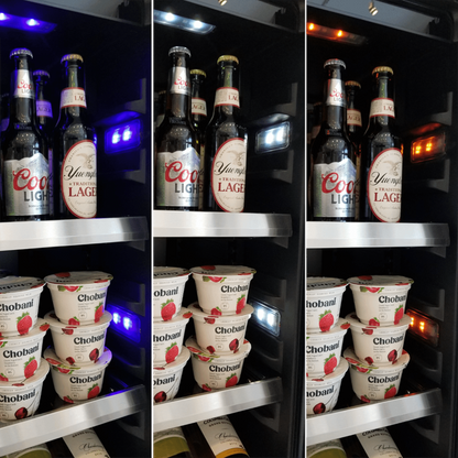 XO APPLIANCE XOU24BCGOL 24" Beverage Center, Panel Ready Glass, Left Hinge Custom Panel Ready - XOU24BCGOL