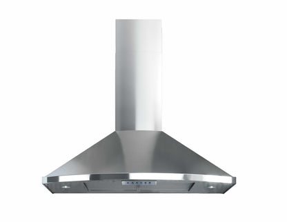 XO APPLIANCE XOS36SC 36" CCC 600/395 CFM Italian Made Wall Mount Chimney Range Hood in Stainless Steel - XOS36SC