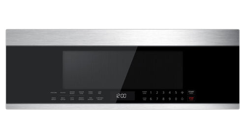 XO APPLIANCE XOOTR30LPS Low-Profile 30" Over-The-Range Microwave Oven in Black Glass with in Stainless Steel Trim Black On Stainless - XOOTR30LPS