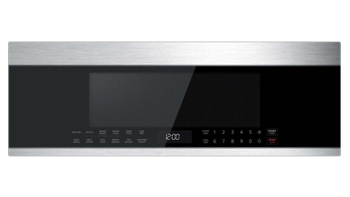 XO APPLIANCE XOOTR30LPS Low-Profile 30" Over-The-Range Microwave Oven in Black Glass with in Stainless Steel Trim Black On Stainless - XOOTR30LPS