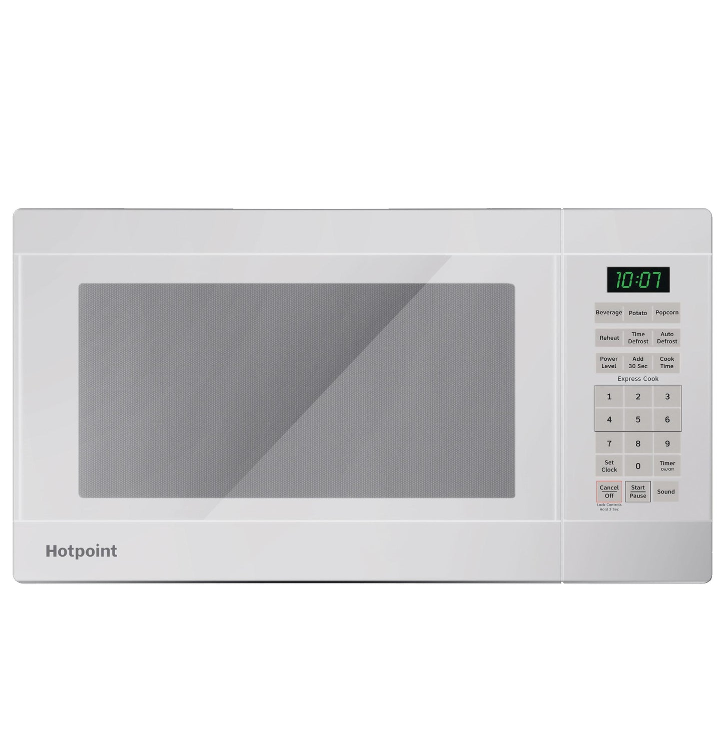 HOTPOINT RES1072DTWW Hotpoint® 0.7 Cu. Ft. Capacity Countertop Microwave Oven White