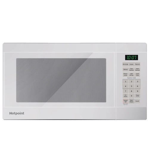 HOTPOINT RES1072DTWW Hotpoint® 0.7 Cu. Ft. Capacity Countertop Microwave Oven White