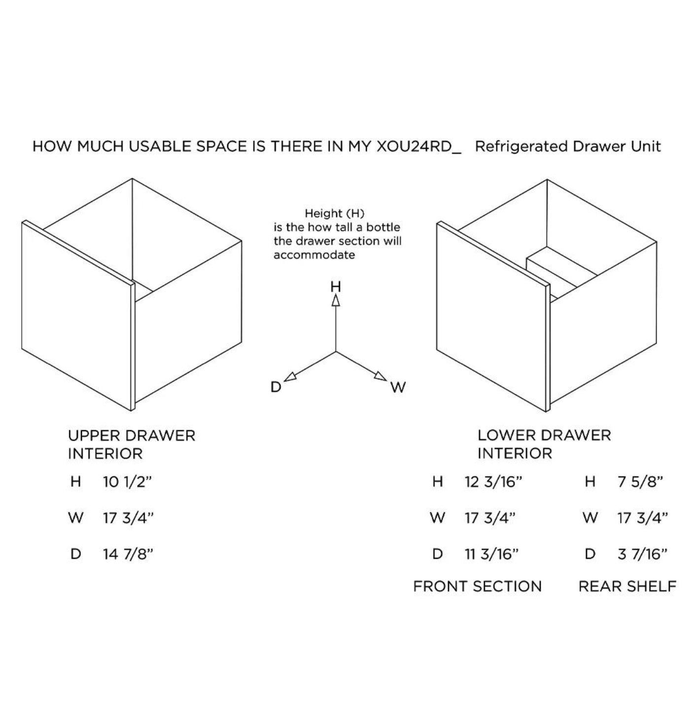 XO APPLIANCE XOU24ORDS 24" Outdoor Refrigerated Drawers Solid in Stainless Steel - XOU24ORDS