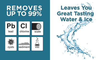 XO APPLIANCE XOWF1000SYS Single Stage In-Line Drinking Water Filtration System - XOWF1000SYS