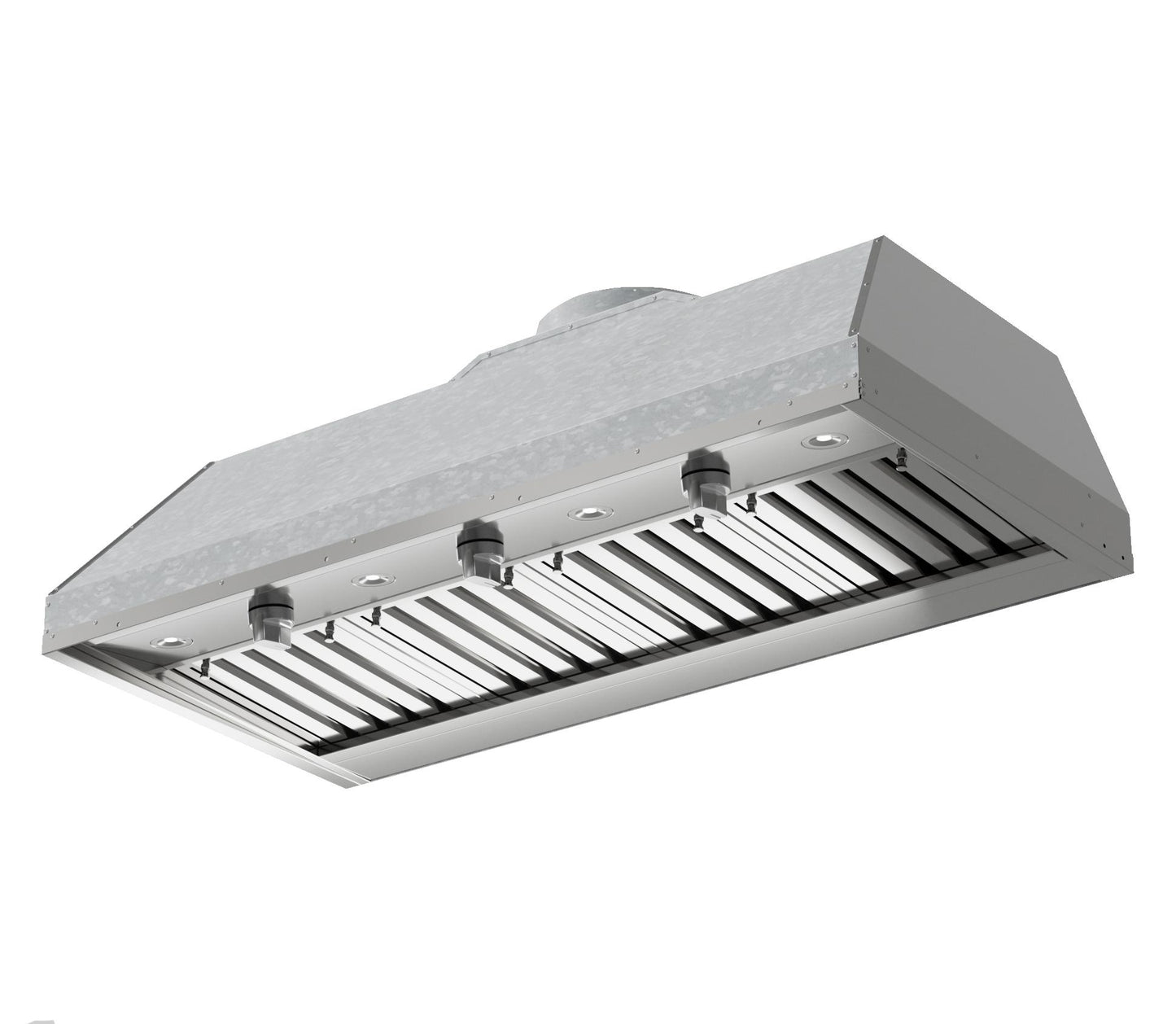 XO APPLIANCE XOGVIL48S Outdoor Custom Insert for a 48" Wide Custom Hood, 1200 CFM, LED Lights, Pro Baffle Filters - XOGVIL48S