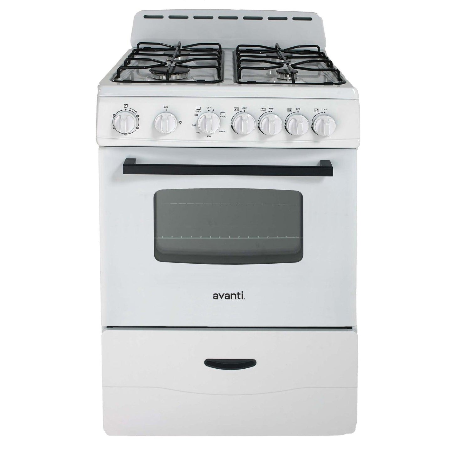 AVANTI Avanti 24" Gas Range - Black - GR2415CB