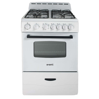AVANTI Avanti 24" Gas Range - Black - GR2415CB