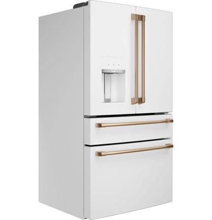 CAFE  Refrigeration Matte White Side Panel, Full-Depth, 4-Door, Left White - CKQBLSFNW2