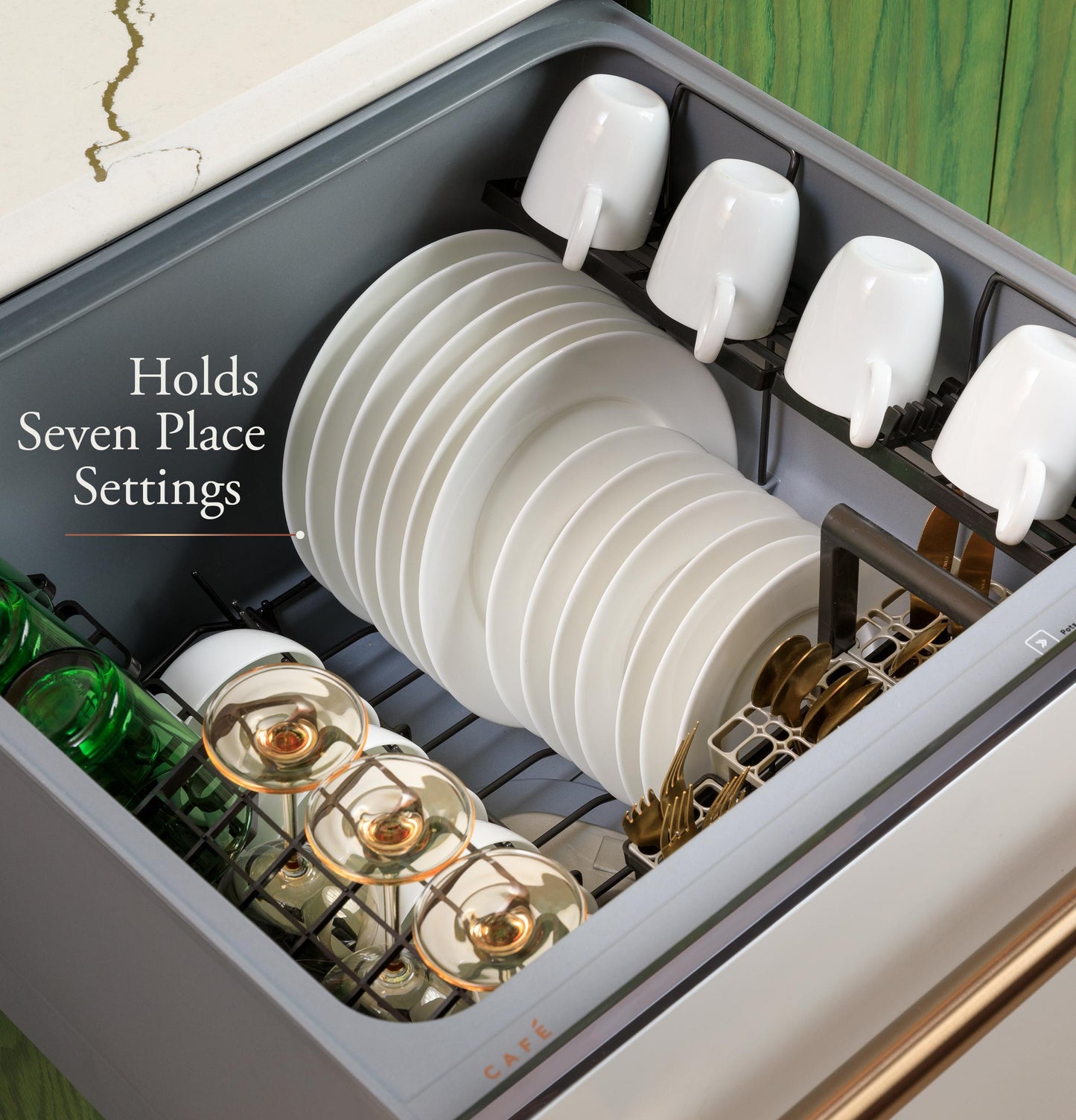 CAFE  ENERGY STAR Smart Single Drawer Dishwasher White - CDD220P4WW2