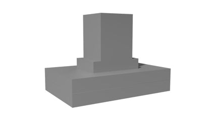 VENTAHOOD 54" Island Contemporary Range Hood - CIEH9254