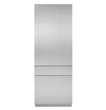 MONOGRAM 30" Integrated Refer SS Solid Door, 84" Opening -3/4", LH - ZKSSN849NLH