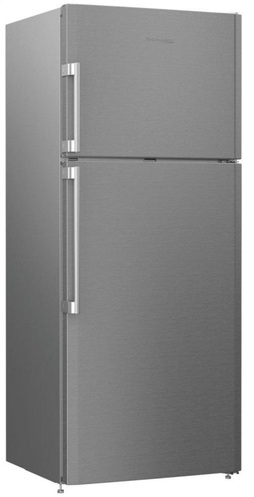 BLOMBERG APPLIANCES BRFT1622SS 27in 15 cu ft Top Freezer with auto ice maker, in Stainless Steel - BRFT1622SS