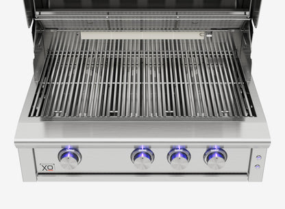 XO APPLIANCE XOGRILL32XLTL 32" 3 burner XO Performance XLT Grill LP in Stainless Steel - XOGRILL32XLTL