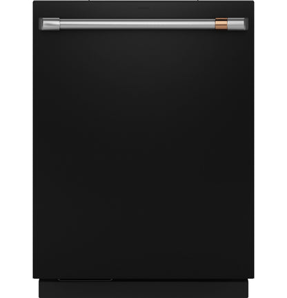 CAFE CustomFit ENERGY STAR Stainless Interior Smart Dishwasher with Ultra Wash Top Rack and Dual Convection Ultra Dry, 44 dBA Black - CDT858P3VD1