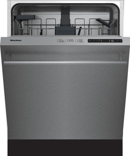 BLOMBERG APPLIANCES DW51600SS 24in Dishwasher ADA SS w/ bar handle 48dBA top control 6 cycle, beam on floor in Stainless Steel - DW51600SS