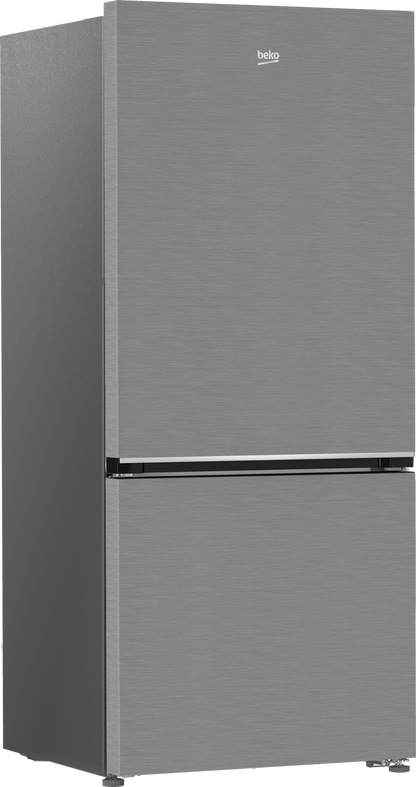 BEKO 30" Bottom Freezer Refrigerator in Stainless Steel - BFBF30116SS