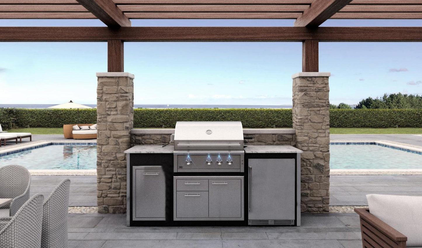 XO APPLIANCE XOG36COMBO 36" 304 in Stainless Steel Door and Drawer in Stainless Steel - XOG36COMBO