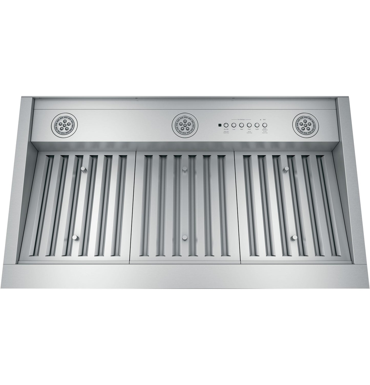CAFE 36" Smart Designer Custom Insert w/ Dimmable LED Lighting in Stainless Steel - UVC9360SLSS