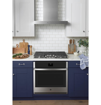 GE APPLIANCES 30" Designer Wall Mount Hood w/ Dimmable LED Lighting Stainless - UVW8301SLSS