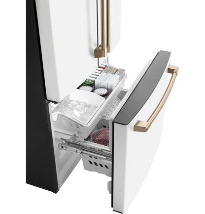 CAFE  ENERGY STAR 18.6 Cu. Ft. Counter-Depth French-Door Refrigerator White - CWE19SP4NW2
