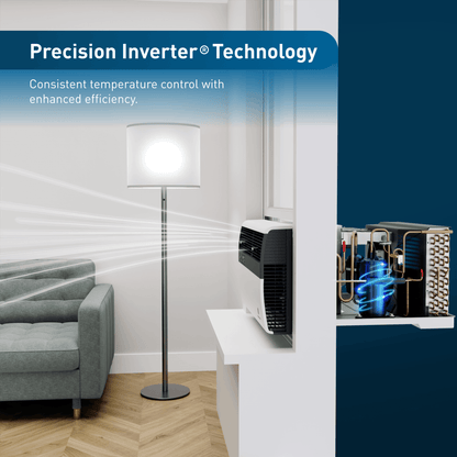 FRIEDRICH KCVS12B30A Friedrich K hl Inverter 12,000 BTU 230V Smart Window/Wall Air Conditioner - Cool only