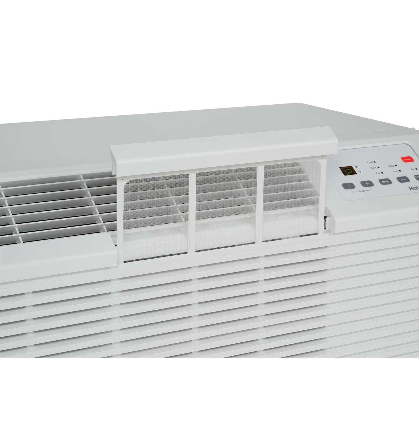 HOTPOINT Hotpoint PTAC Heat Pump Unit with Electric Heat Backup 9,000 BTU, 265V, 20amp White - AHHS09E3XXA