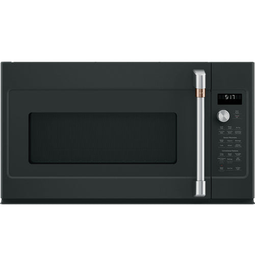 CAFE  1.7 Cu. Ft. Convection Over-the-Range Microwave Oven Black - CVM517P3RD1
