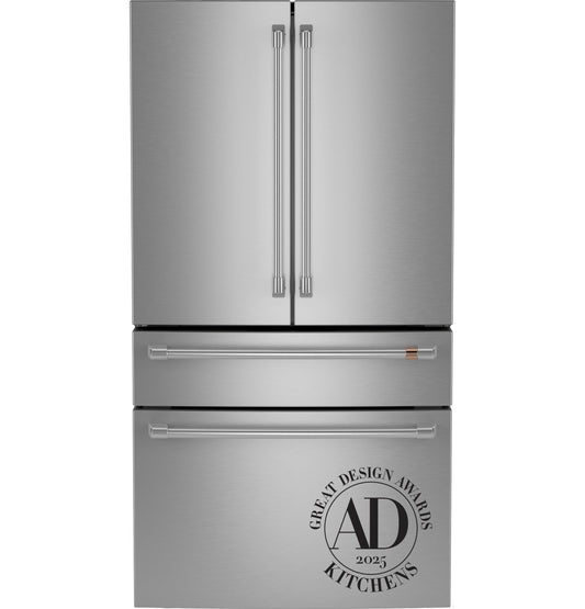 CAFE  ENERGY STAR 28.7 Cu. Ft. Smart 4-Door French-Door Refrigerator With Dual-Dispense AutoFill Pitcher in Stainless Steel - CGE29DP2TS1