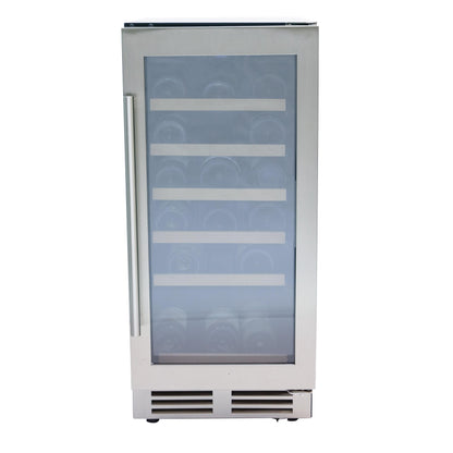 AVANTI Avanti 28 Bottle DESIGNER Series Wine Cooler in Stainless Steel - WCF281E3SS