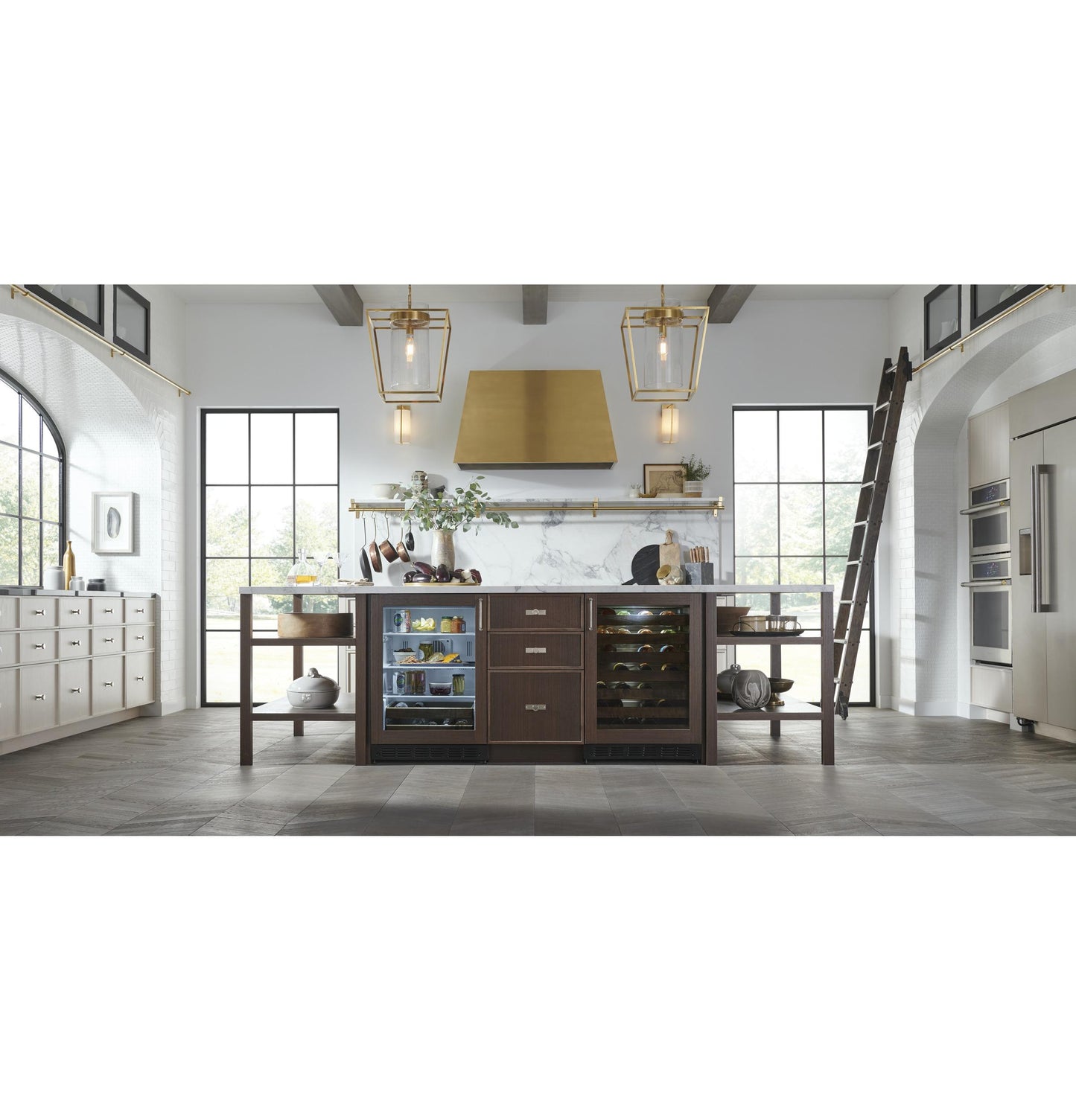 MONOGRAM Monogram 48" Custom Brass Hood Brass - ZVC48DTB1