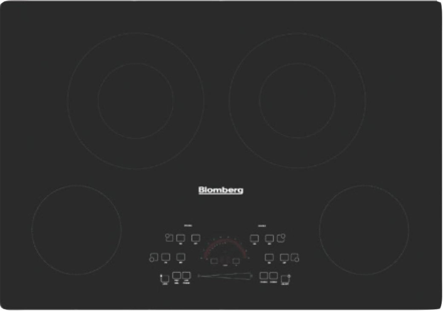 BLOMBERG APPLIANCES CTE30410 30in electric cooktop, 4 burner, touch controls Black - CTE30410