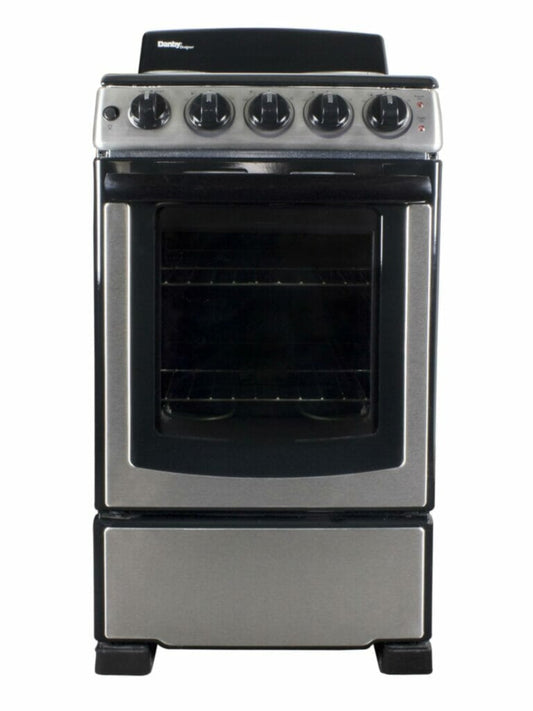 DANBY Danby 20" Wide Electric Range in Stainless Steel - DER203BSS