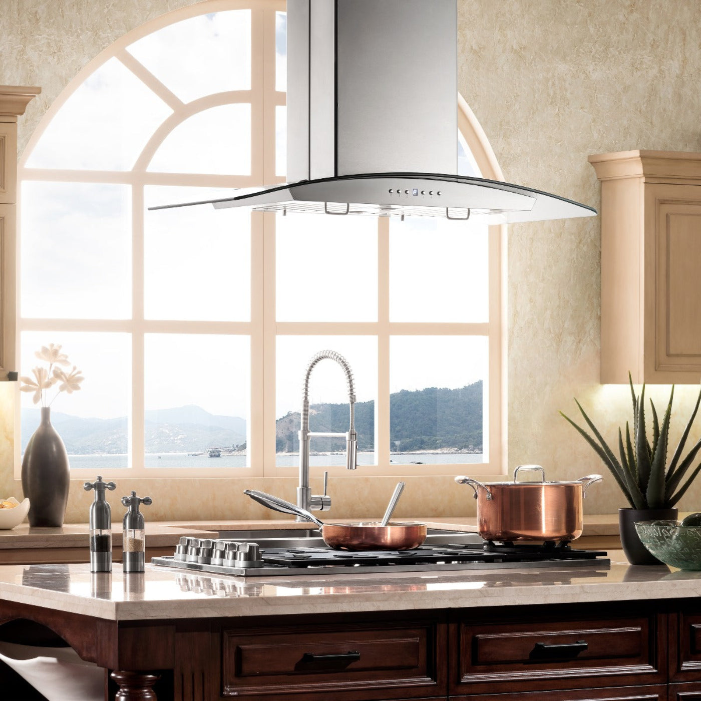 ZLINE 36 in. Stainless Steel Island Range Hood -  GL14i-36