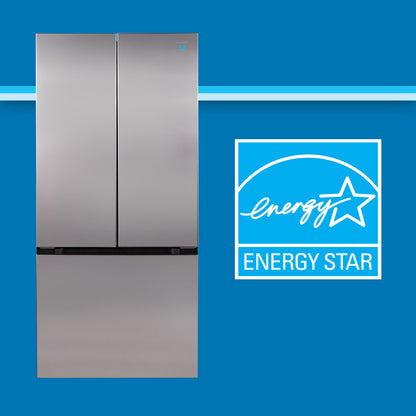 Avanti Frost Free French Door Refrigerator, 17.5 cu. ft. - FFFDS175L3S