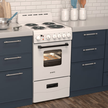 Avanti 20" Electric Range Oven with Framed Glass Door - ERU200P3S