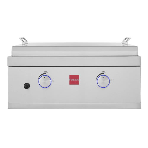 Fuego F27S-Griddle-B Built-In All 304SS Gas Griddle - F27S-Griddle-B / F27S-Griddle-B-NG
