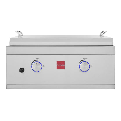 Fuego F27S-Griddle-B Built-In All 304SS Gas Griddle - F27S-Griddle-B / F27S-Griddle-B-NG