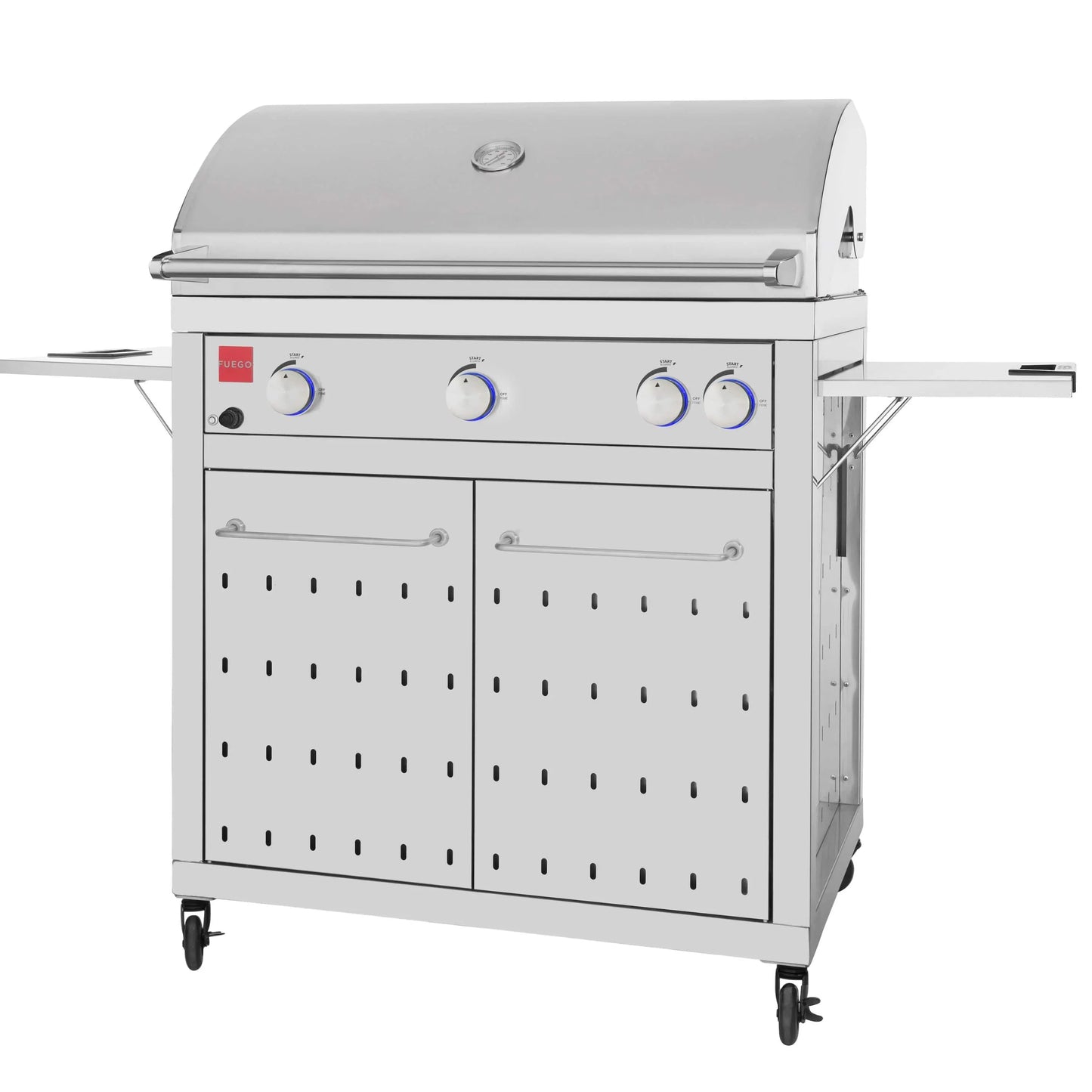 Fuego F36S-Pro All 304SS Gas Grill w/ Lights & Rear Burner - F36S-Pro/F36S-Pro-NG