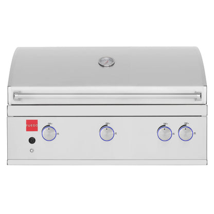 Fuego F36S-Pro-B Built-in All 304SS Gas Grill w/ Lights & Rear Burner - F36S-Pro-B / F36S-Pro-B-NG