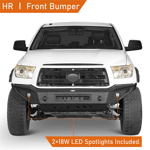 Hooke Road Full Width Front Bumper w/Skid Plate(07-13 Toyota Tundra)