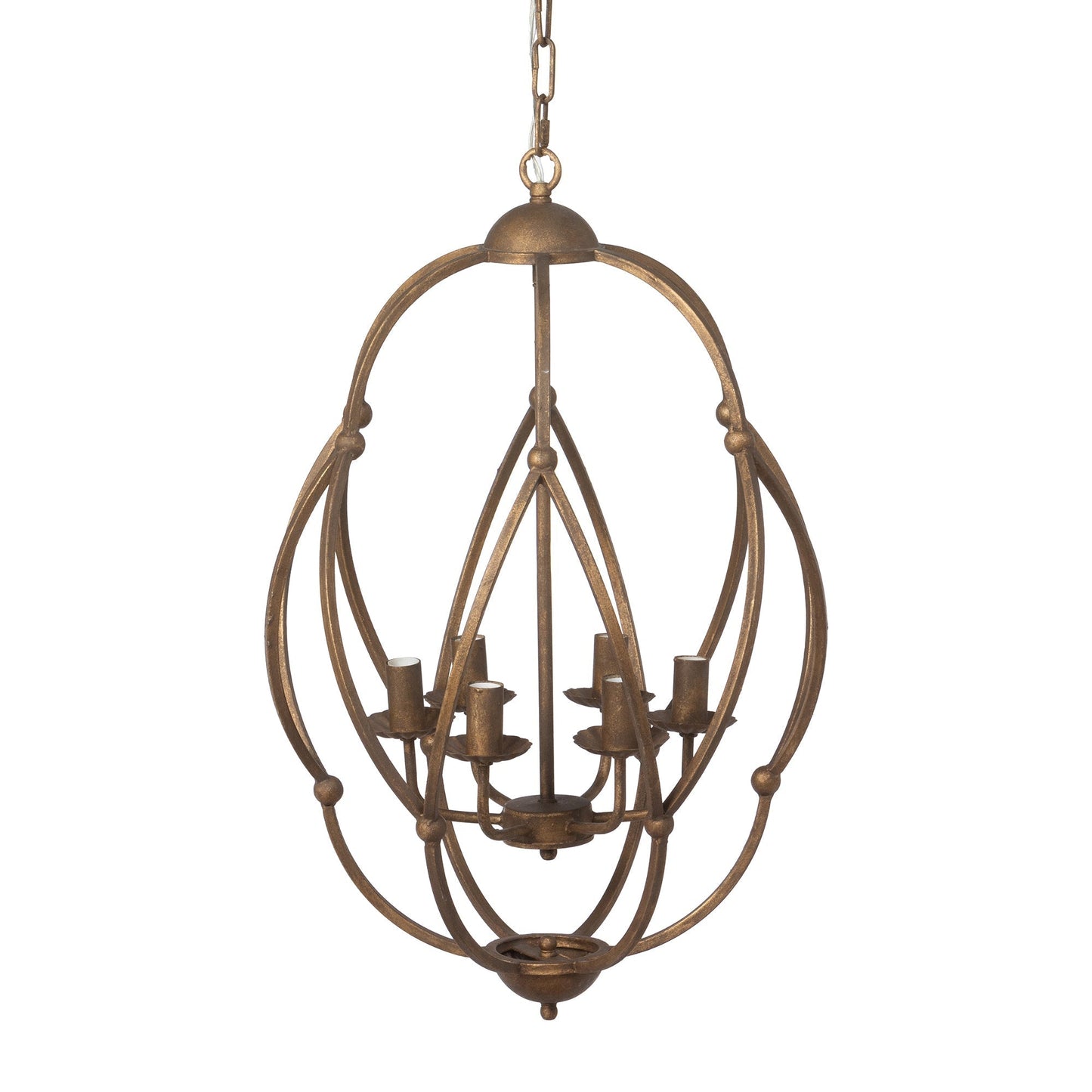 Park Hill Collection Raleigh Bronze Chandelier - Elegant Artisan-Designed Lighting Fixture for Modern and Traditional Spaces - ELH26164