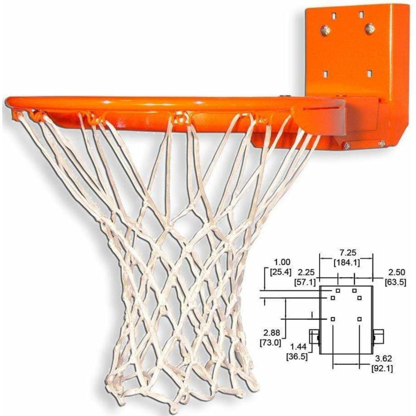 Adam Equipment Gared Rear-Mount Playground Breakaway Basketball Rim -  6600