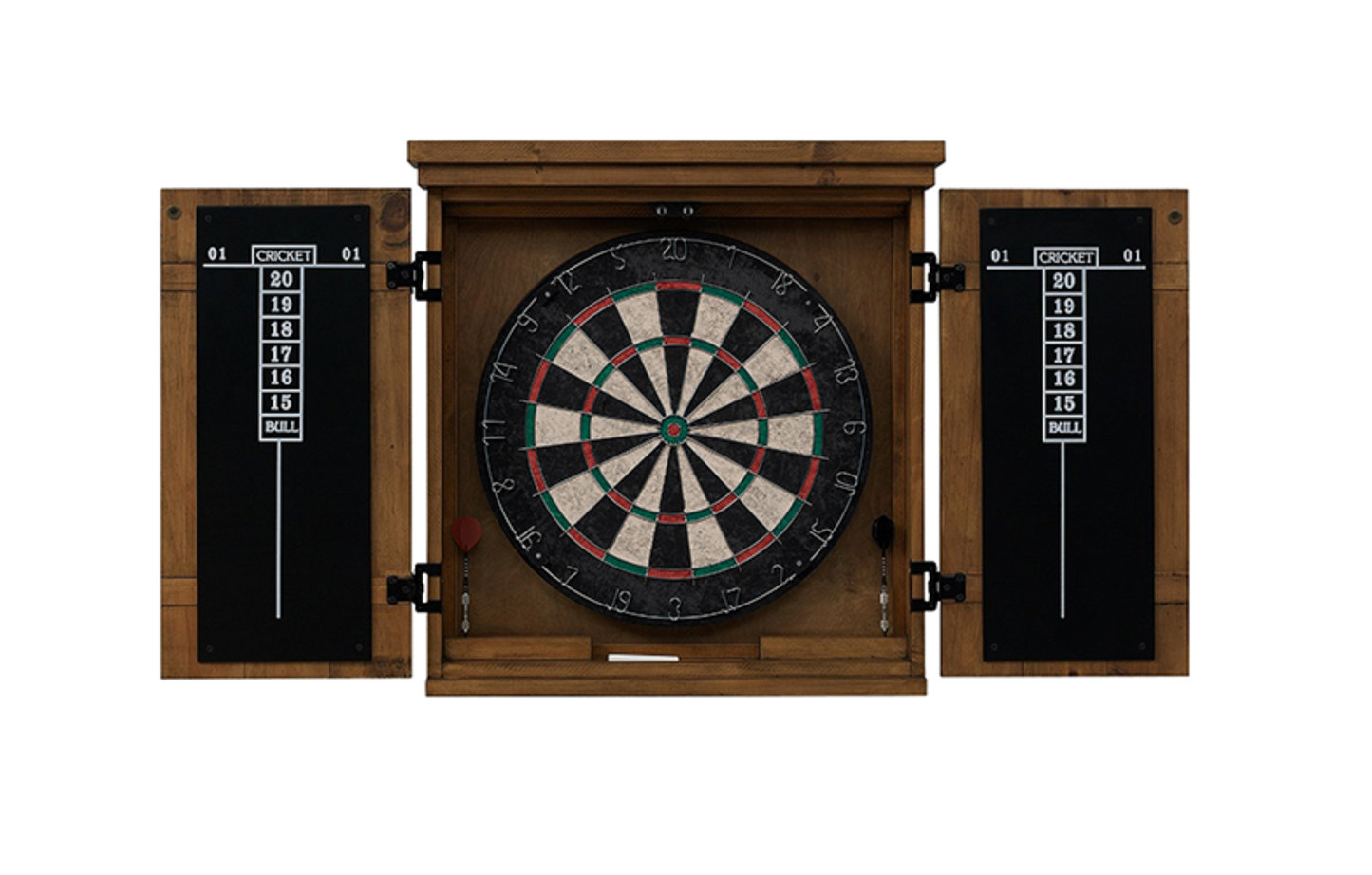 American Heritage Gateway Dartboard Cabinet (Reclaimed Wood) - E300816