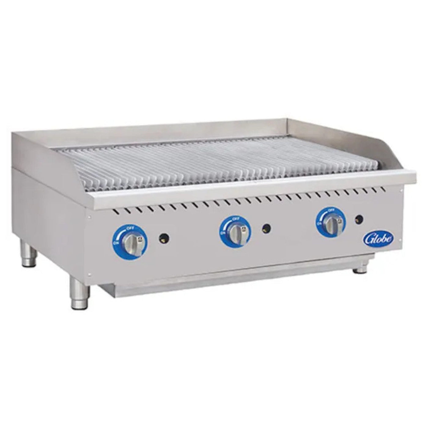 Globe  Gas Charbroiler with Cast Iron Radiants - 120,000 BTU - GLGCB36GCR