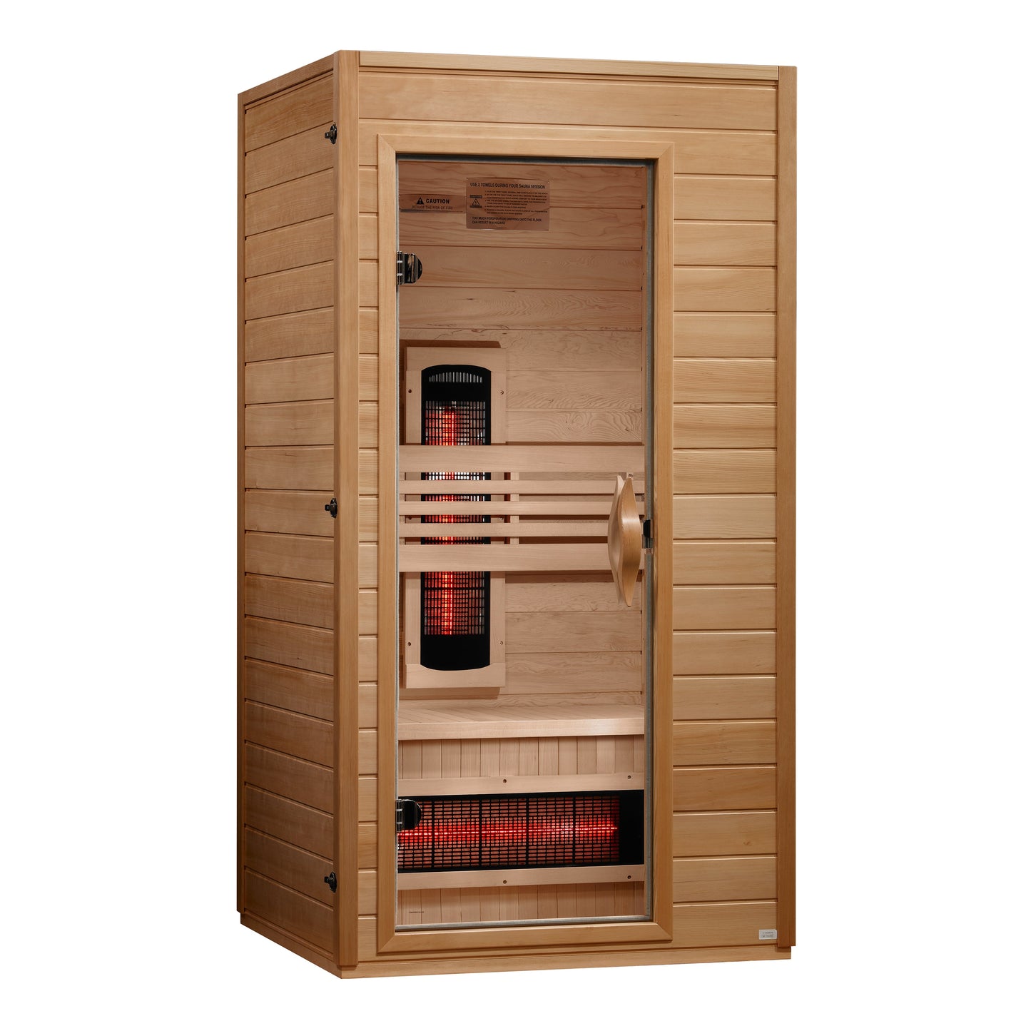Golden Designs  1-2 Person Full Spectrum Near Zero EMF FAR IR Sauna  -  DYN-6006-03 FS