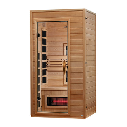 Golden Designs  1-2 Person Full Spectrum Near Zero EMF FAR IR Sauna  -  DYN-6006-03 FS