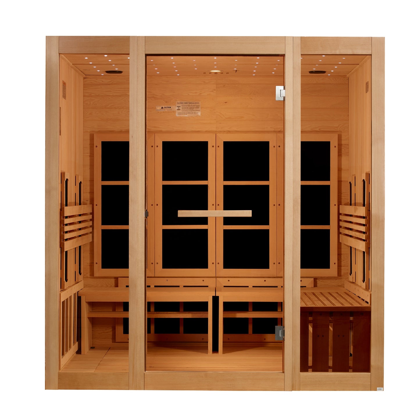 Golden Designs 8 Person Full Spectrum Near Zero EMF FAR IR Sauna - GDI-6880-03